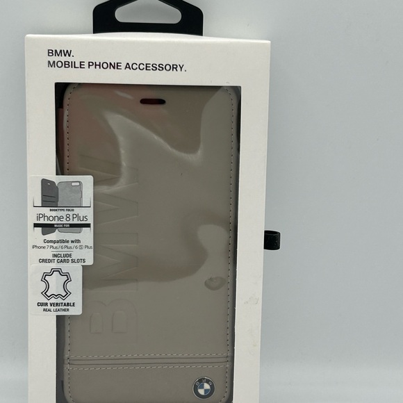 BMW Cream Phone Case for Cell Phones compatible with iPhone 8 Plus. - Picture 2 of 6